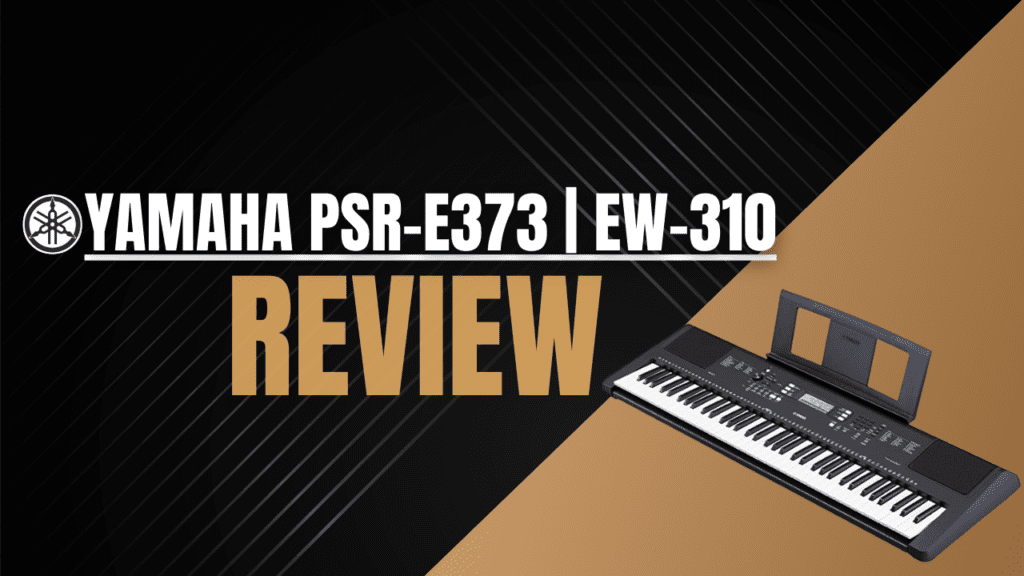 Yamaha PSR-E373 and EW-310