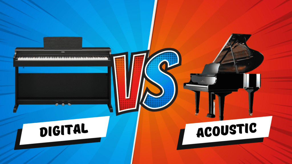Digital vs acoustic piano