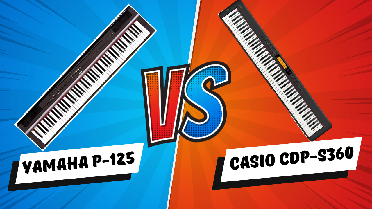 Casio CDP-S360 vs Yamaha P125