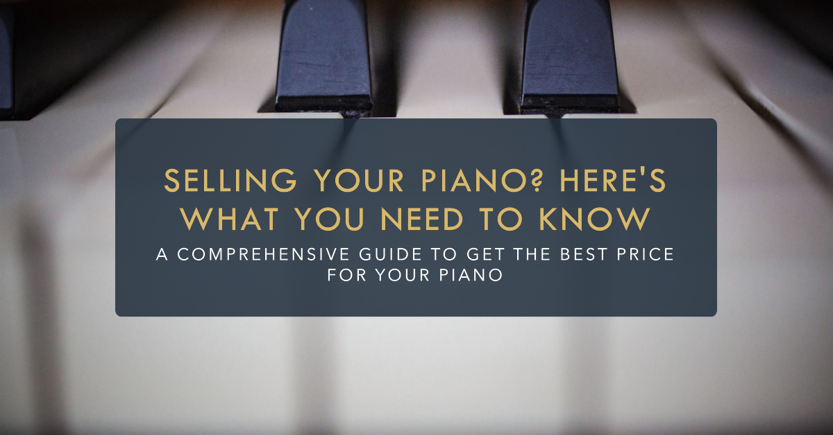 guide to sell your piano
